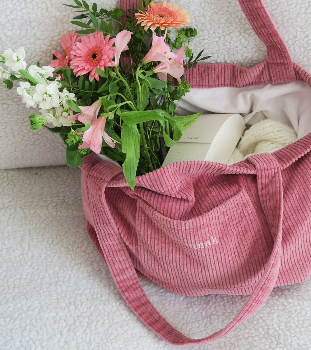 Corduroy bag - Rouge pink