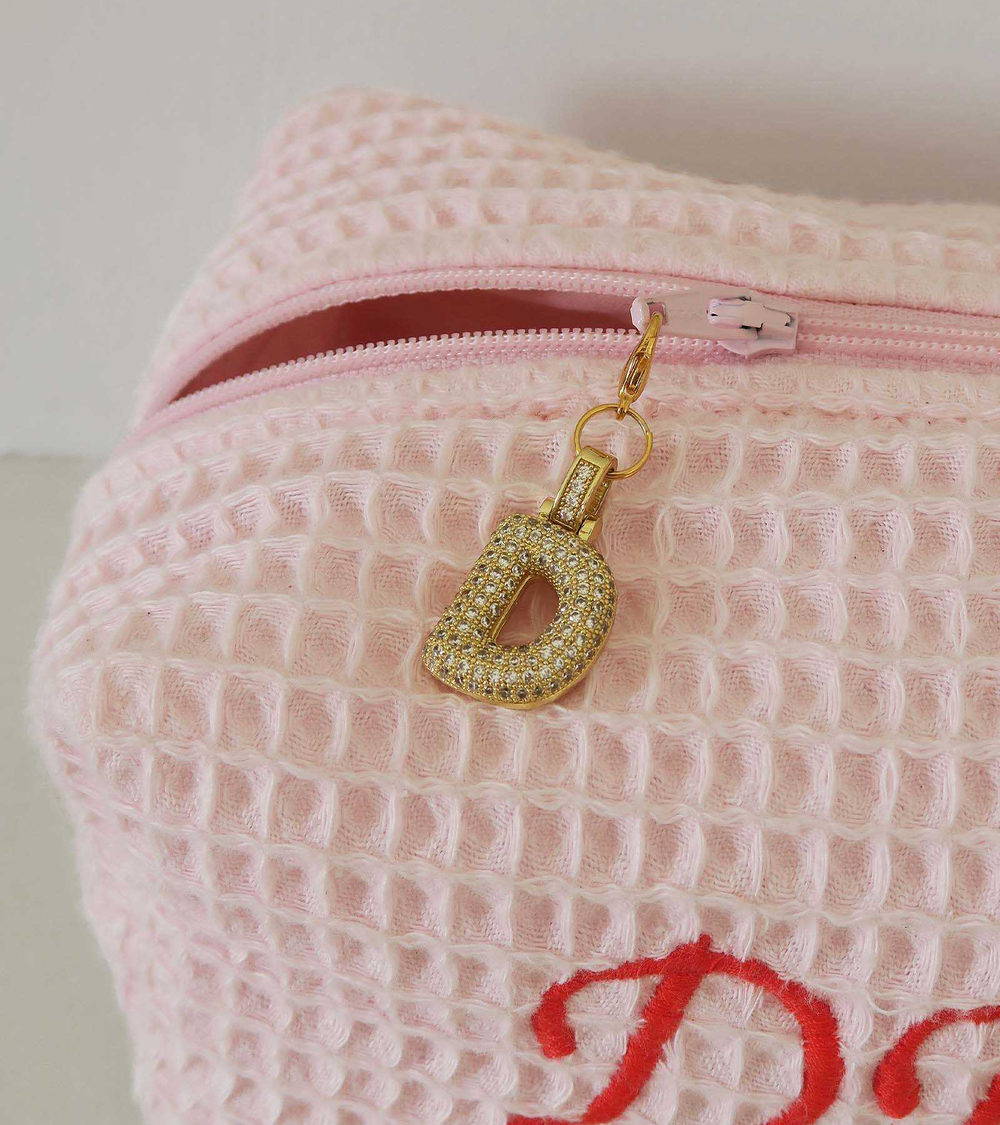 Signature letter charm