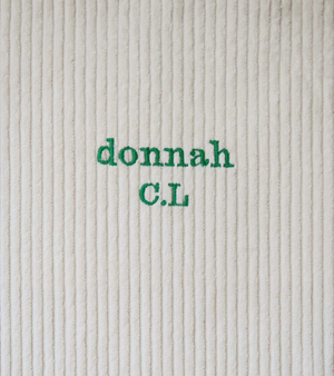Corduroy bag - Classic white