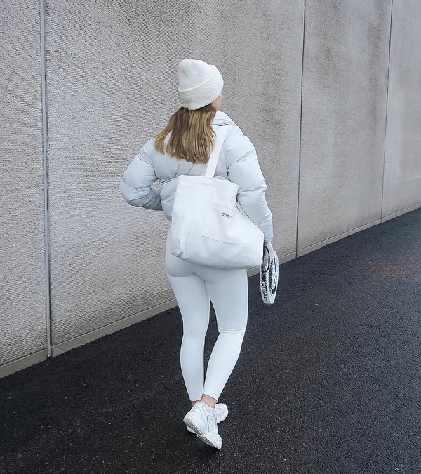 Corduroy bag - Classic white