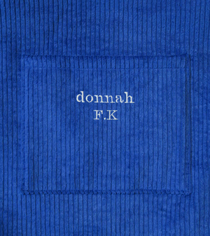 Corduroy bag - Cobalt blue