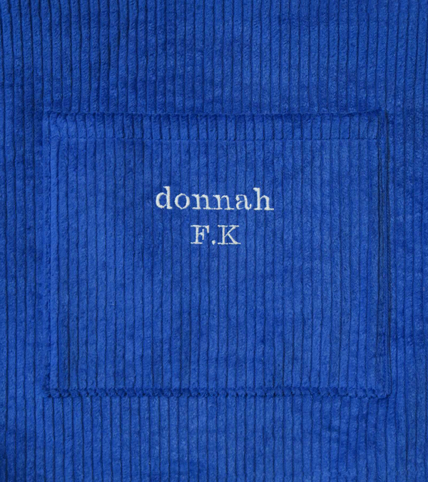 Corduroy bag - Cobalt blue